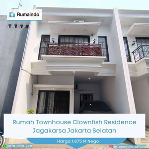 Dijual Rumah Townhouse Clownfish Residence Jagakarsa Jakarta Selatan