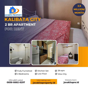 Disewakan 2BR Apartemen Kalibata City Furnished Jakarta Selatan