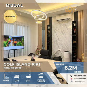 Exclusive Dijual Rumah Furnish Bagus Pik Golf Island Uk 10x15