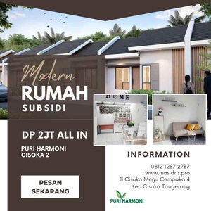 Puri Harmoni Cisoka 2 Rumah Subsidi Tangerang