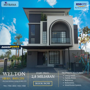 Rumah Bagus dan Murah WeltonHiera di BSD City