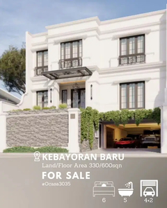 Rumah Baru Modern Design Dijual di Jalan Lauser Kebayoran Baru
