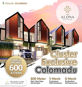 (Rumah Elite 2 lantai Scandinavian colomadu) Bisa Kpr Shm