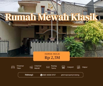 Rumah Mewah Klasik Modern Siap Huni