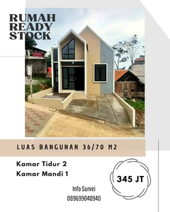 Rumah Ready Stok Siap Huni di Jalan Ciborelang Cinunuk