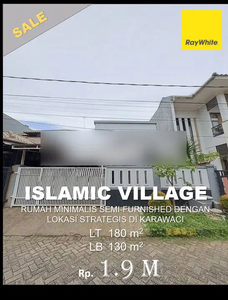 Semi Furnished Minimalis Strategis Islamic Village Karawaci
