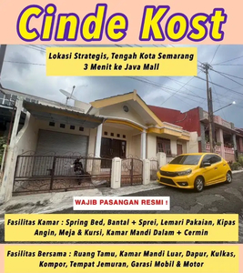 DI JUAL KOS KOSTAN DI CINDE TENGAH KOTA SEMARANG