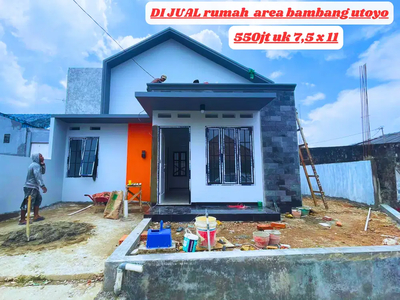 Dijual cepat rumah komersil type 45 area Bambang Utoyo Jalan RamaKasih