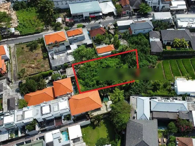 Dijual Tanah Pantai Berawa Canggu Los Sungai View Sawah