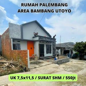 Jual Rumah SHM Lokasi Tengah Kota M.ISa Palembang