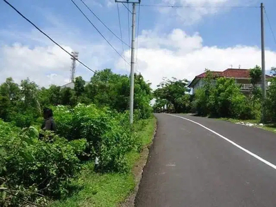 Tanah di jual jalan utama bali cliff ungasan arah ke pantai green bowl