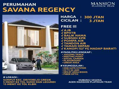 Rumah savana regency sumput driyorejo menganti gresik dp ringan cicil