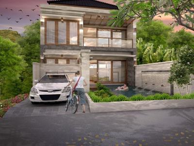 Dijual Villa Tropis Arsitektur Bali 2 Lantai di Kawasan Elite Nusadua