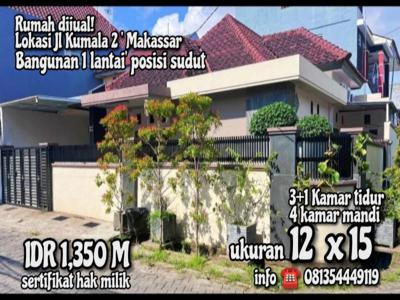 jual rumah dekat vetran Makassar