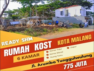 Rumah Kos Area Kampus 6 Kamar Harga 775 Jt Di Malang