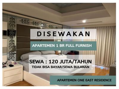 Sewa Cepat Apartment One East Residence 1 BR Full Furnish Surabaya
