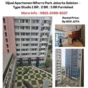 Apartemen Nifarro Park Jakarta Selatan – Type Studio 1 BR,Furnished