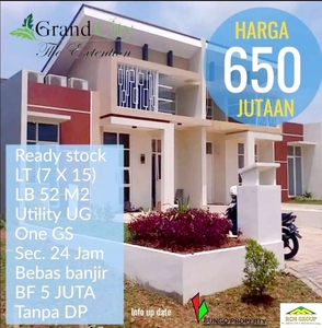 Cluster grandcity the extention DP 0 siap huni