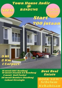 di jual rumah baru elegant futuristik dipusat kota bandung jawa barat