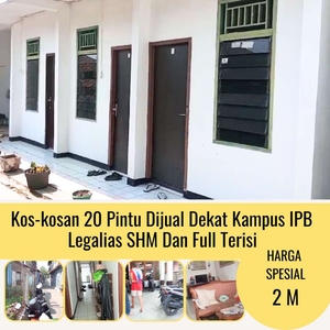 Dijual Kos-kosan Bogor 20 pintu Legalitas SHM Dekat Kampus IPB