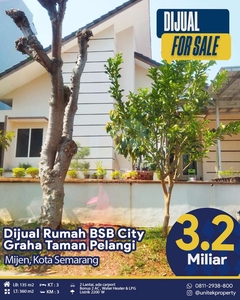 Dijual Rumah Graha Taman Pelangi BSB City Mijen Semarang