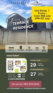 Dijual Rumah murah 2Lantai Ready Rungkut Surabaya Di Green Terrace