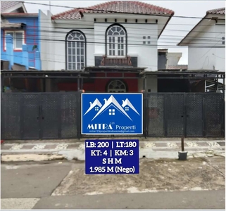 Dijual Rumah Seken 2 Lantai di Bukit Cimanggu City Kota Bogor