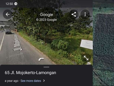 Dijual Tanah industri Nol Jalan Raya Mojokerto dekat exit tol gedek