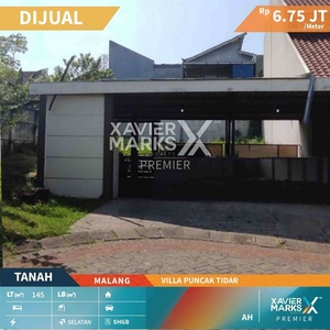 Dijual Tanah Kavling di Villa Puncak Tidar (VPT), Tidar - Malang