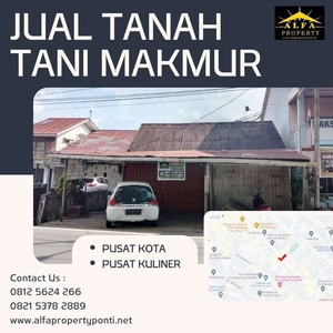 Dijual Tanah Tani Makmur 10x36 Bangun 2 Ruko Pontianak Kota