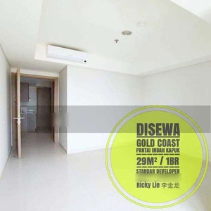 Disewa Murah Apartemen 1BR ( 29 sqm ) Gold Coast - Pantai Indah Kapuk