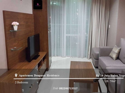 Disewakan Apartement Denpasar Residence Middle Floor 2BR Full Furnish