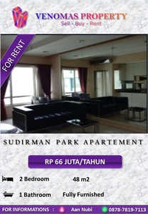 Disewakan Apartement Sudirman Park 2BR Full Furnished Tower A