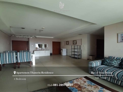 Disewakan Apartement Thamrin Residence 3BR Full Furnished