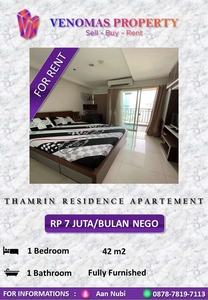Disewakan Apartement Thamrin Residence Type L Full Furnished