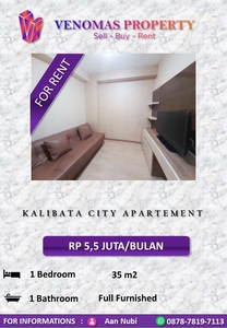 Disewakan Apartment Kalibata City Green Palace 1BR Full Furnished