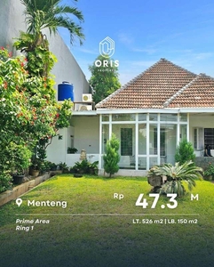 Hitung Tanah Dijual Rumah Prime Area Menteng Jakarta Pusat