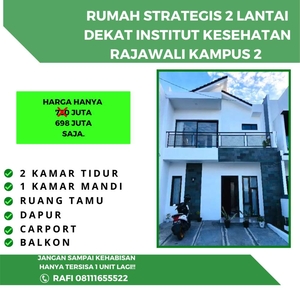 JUAL CEPAT MURAH RUMAH 2 LANTAI DEKAT SARIJADI