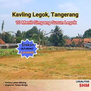 Kavling Pinggir Jalan Area Legok, Dekat Simpang Susun Legok Terima SHM