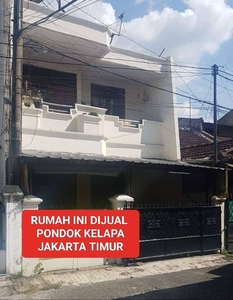 ND65 Rumah 2 Lantai Murah di kavling DKI Pondok Kelapa Jakarta Timur
