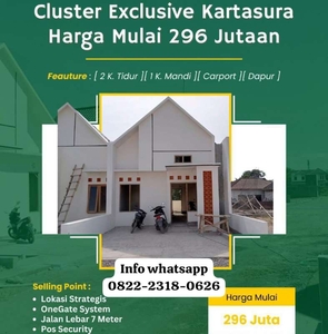 Perumahan Kartasura Rumah Kartasura Rumah dekat UIN Surakarta