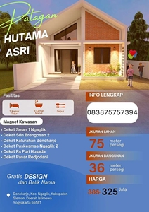 Properti Murah di Palagan, Rumah Baru 2023