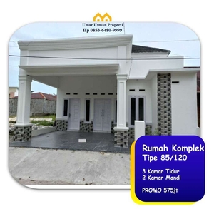 Property Padang Jual Rumah Komplek 3 Kamar Tipe 85 Tanah 120m di Bypas