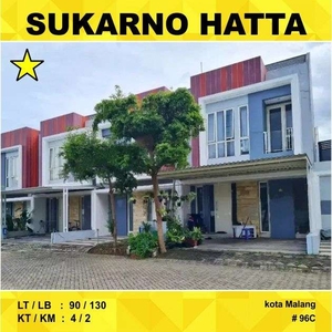 Rumah 2 Lantai Luas 90 Green Orchid Sukarno Hatta Suhat Malang _ 96C