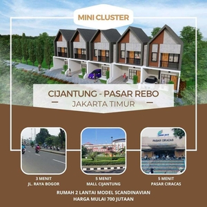 Rumah 2 Lantai Mini Cluster Cijantung