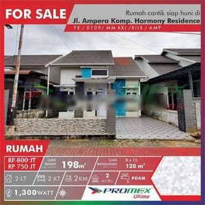 Rumah Cantik dan Siap Huni di Harmony Residence