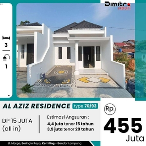 Rumah dijual di kemiling