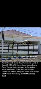 RUMAH DIJUAL SIDOARJO TAMAN PINANG INDAH