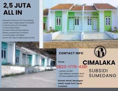 Rumah Subsidi Cimalaka kampus UPI