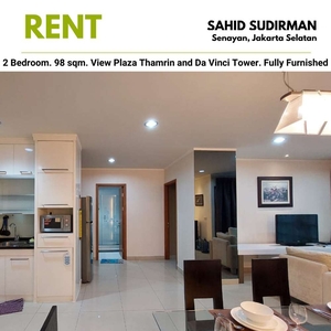 Sahid Sudirman Residence Apartment 2 BR Furnished Plaza Thamrin View